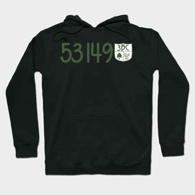 Camp Beber Zip Code Hoodie by hcohen2000